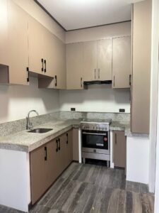Auxiliary kitchen with granite countertops in a luxury Ayala Alabang Hills home